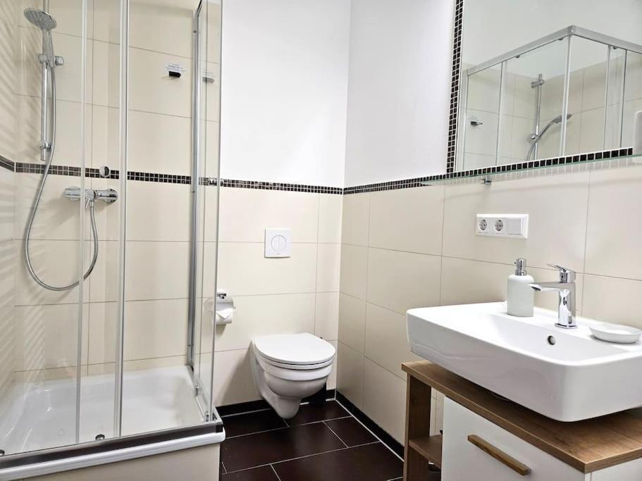 Zentrales 2 Raum Apartment Drezda Kültér fotó
